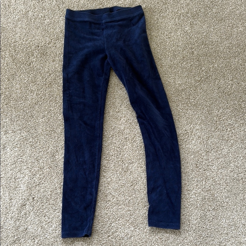 Girls' Navy Blue Stretch Leggings
